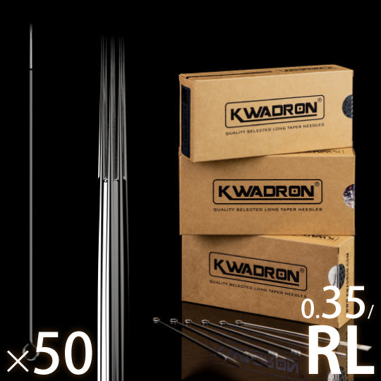 KWADRON Needles Round Liner (0.35mm RL) Box of 50