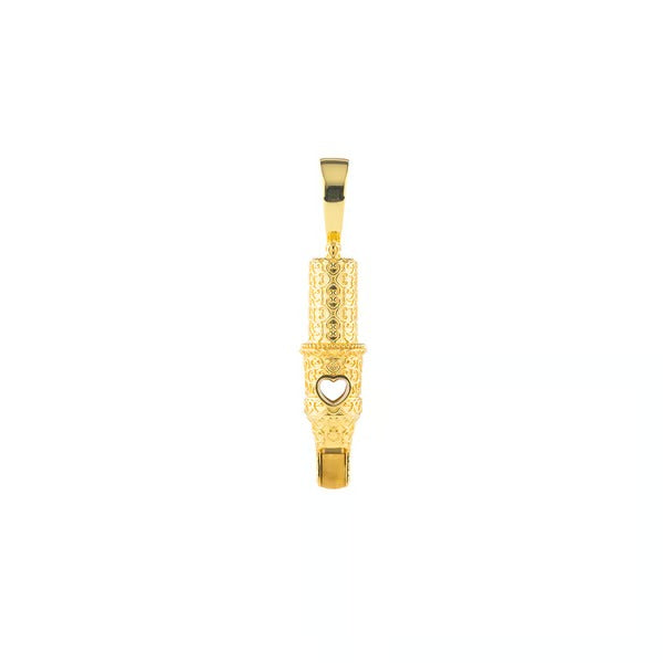 Inkclaw|Tiny Heart Pattern Round Magnum Pendant