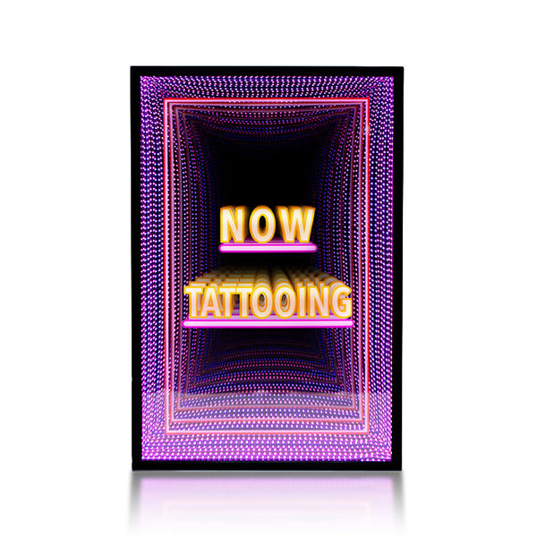 インフィニティーミラーサイン|NOW TATTOOING