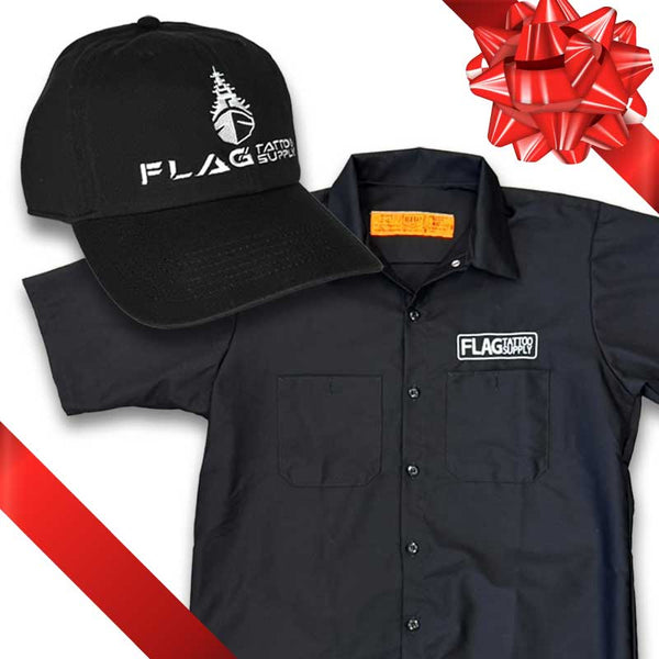 【プレゼント!】FLAG ワークシャツ/キャップ