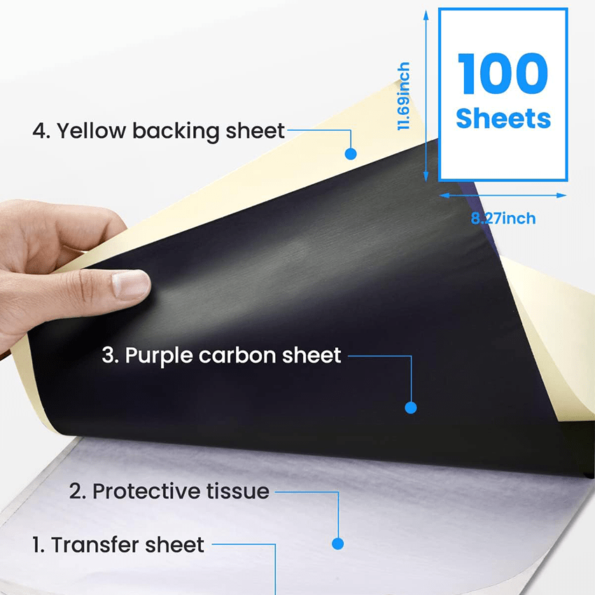 Phomemo | Tattoo Stencil Paper | A4 Size / 100 Sheets