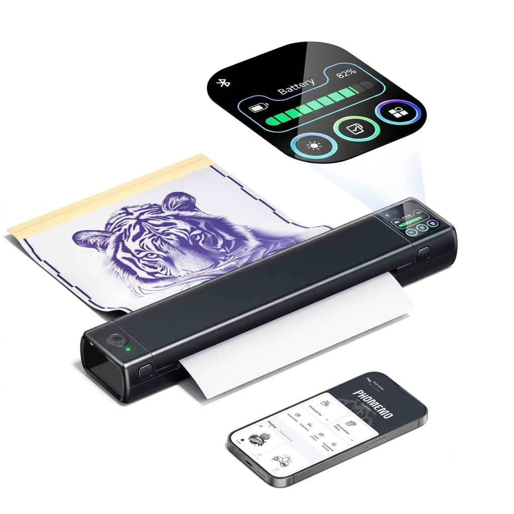 Phomemo|Tattoo Stencil Printer M08F Plus|Black
