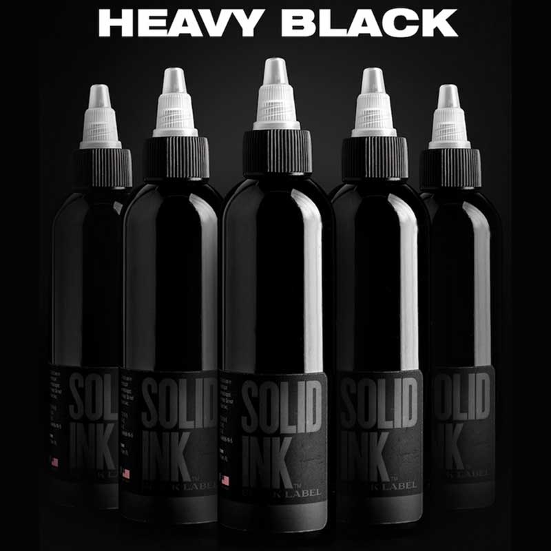 SOLID INK｜BLACK LABEL 6本セット タトゥーインク