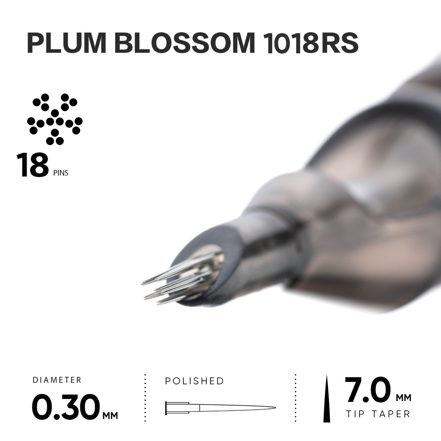 Inkclaw｜6x3RL Plum Blossom 18 Round Shader 10本/1箱