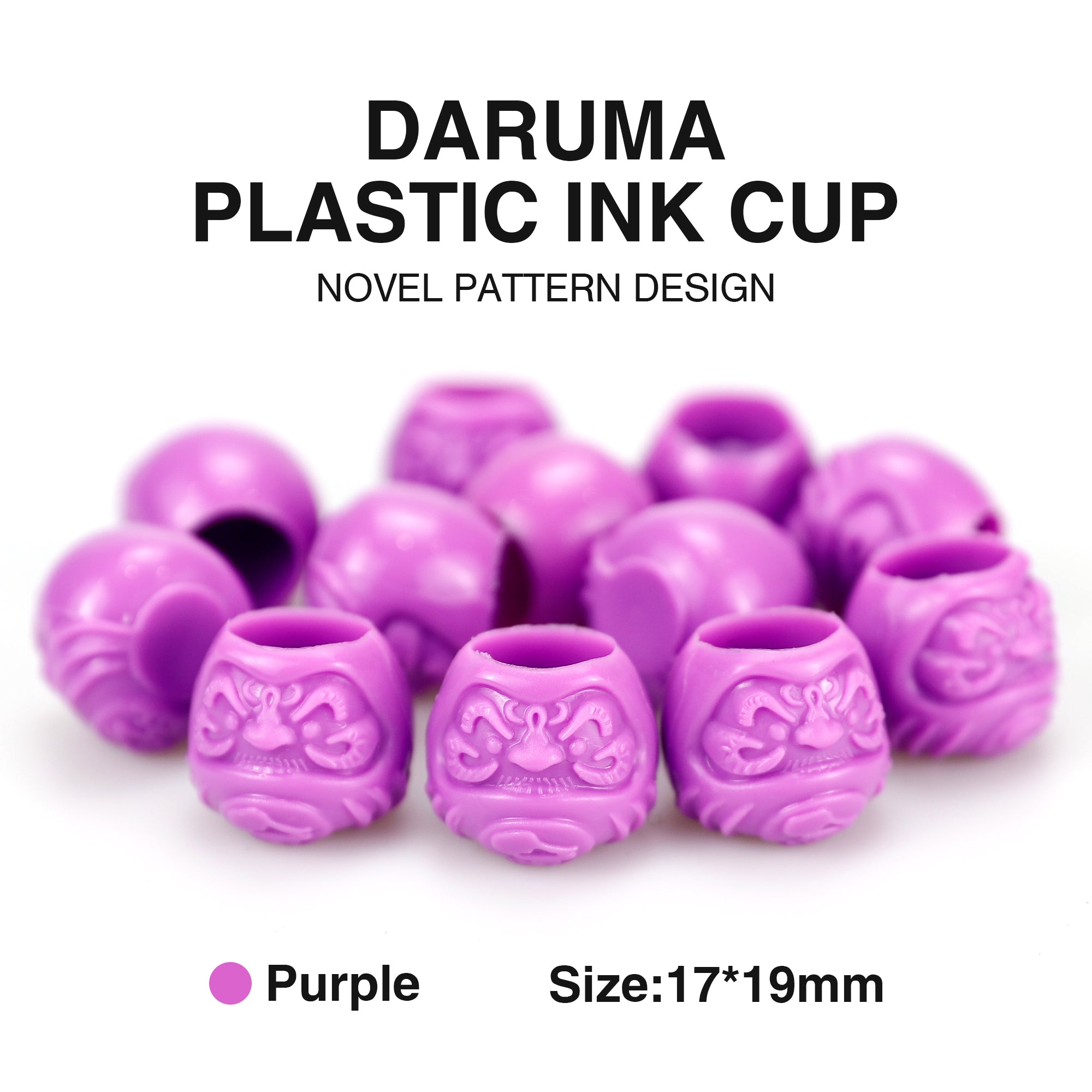【SALE】3Dダルマインクカップ 17×19mm  200個入り