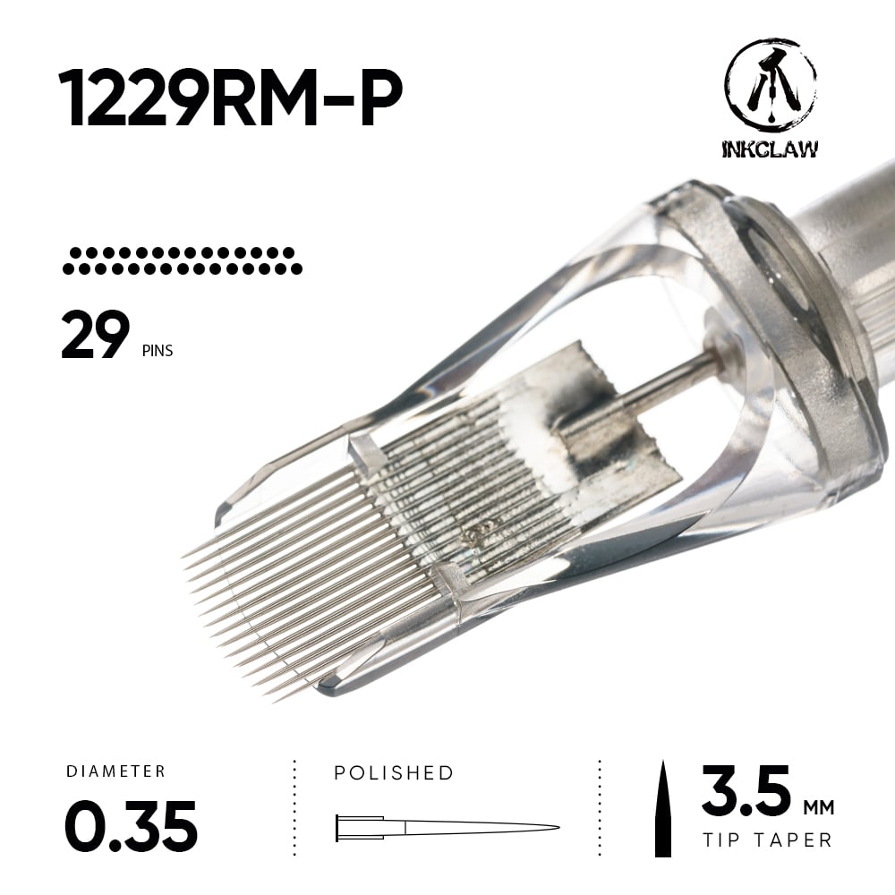 Inkclaw｜29 Rマグナム(0.35mm RM) Tattoo Cartridges 10本/1箱