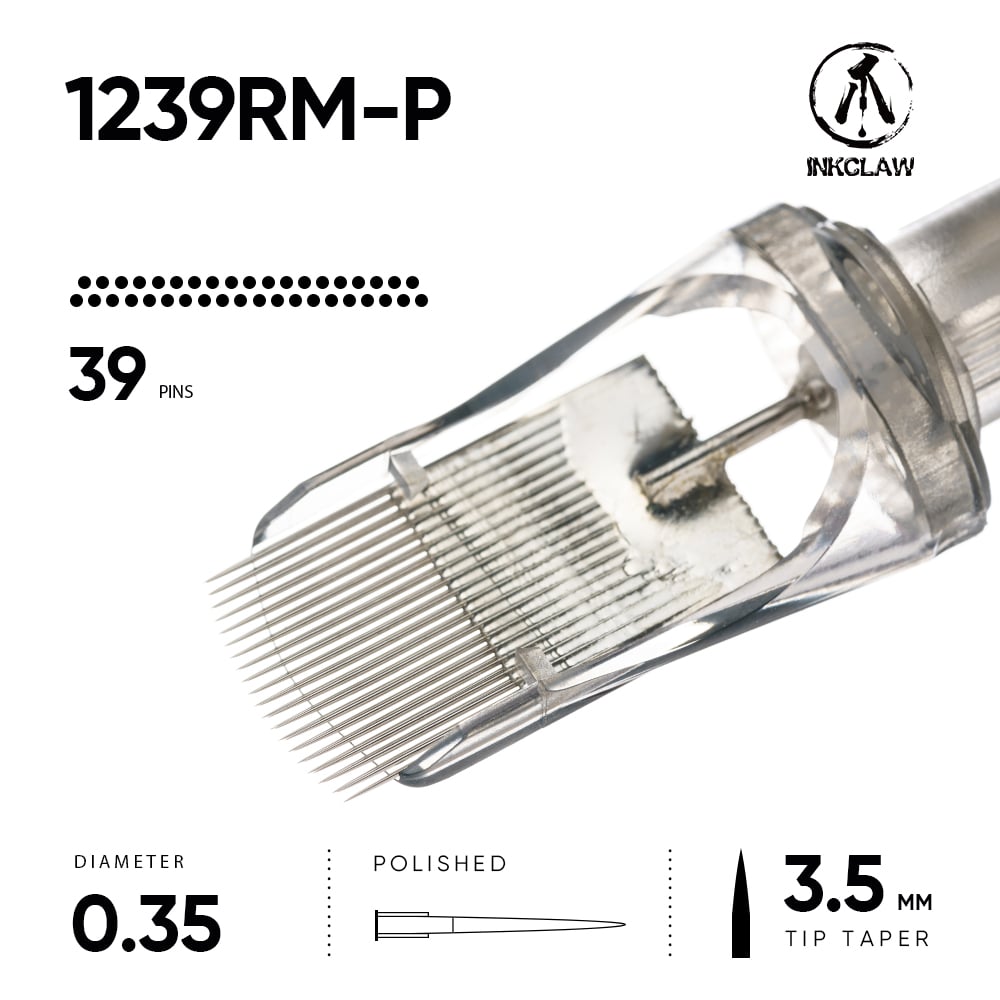 Inkclaw｜39 Rマグナム(0.35mm RM) Tattoo Cartridges 10本/1箱