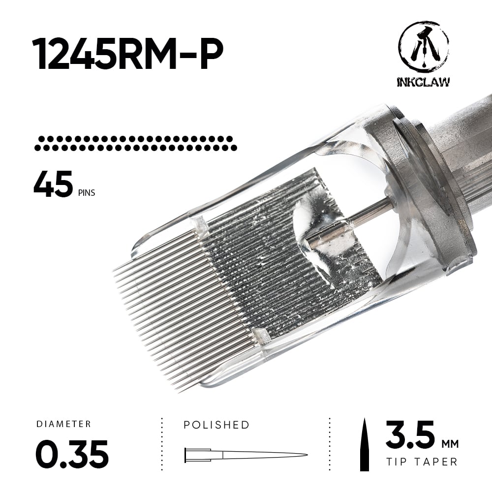 Inkclaw｜45 Rマグナム(0.35mm RM) Tattoo Cartridges 10本/1箱