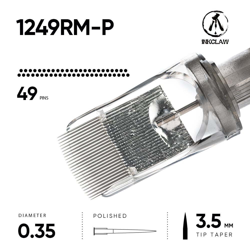 Inkclaw｜49 Rマグナム(0.35mm RM) Tattoo Cartridges 10本/1箱