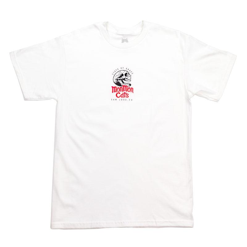STONE SKULL CAT TEE｜ホワイト