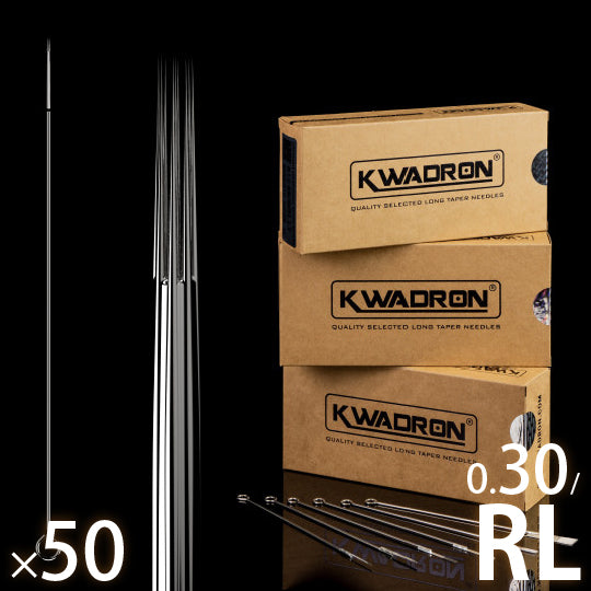 KWADRON0.30mmニードルライナー 03RL /07RL / 09RL KWADRON ニードル Rライナー(0.30mm RL) 1箱50本入り
