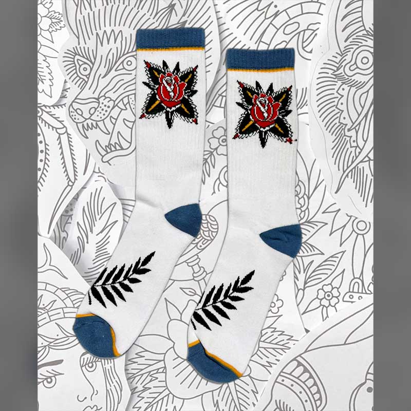 Trad Rose Socks