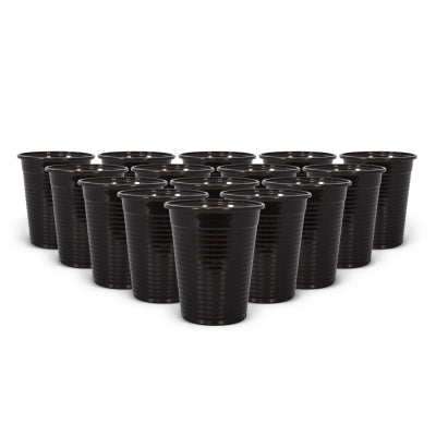 ブラックプラスチックカップ ６oz 20個入り