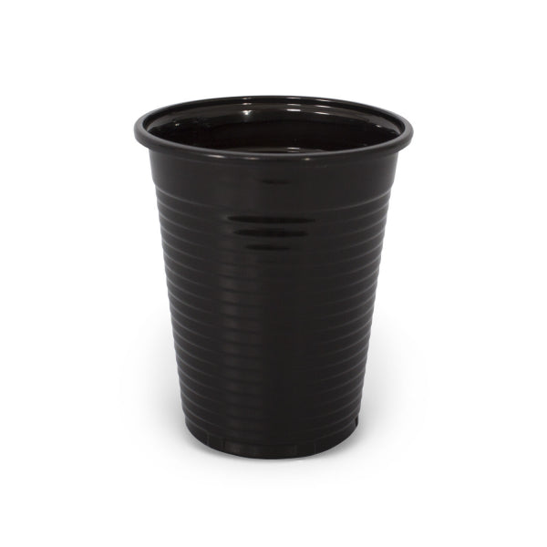 ブラックプラスチックカップ ６oz 20個入り