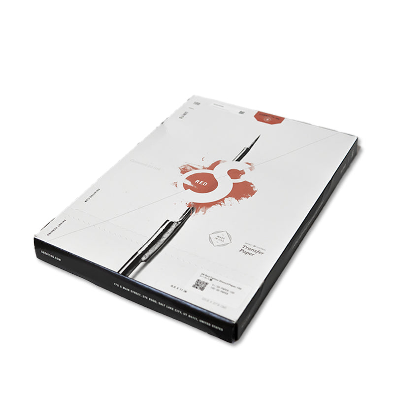 S8｜Red Tattoo Stencil Paper 100シート/1箱