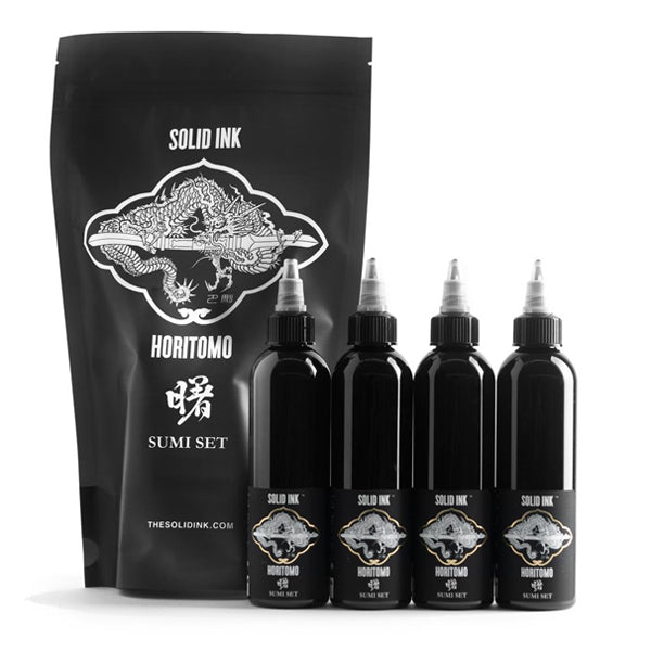SOLID INK｜Horitomo Sumi Set 4本セット
