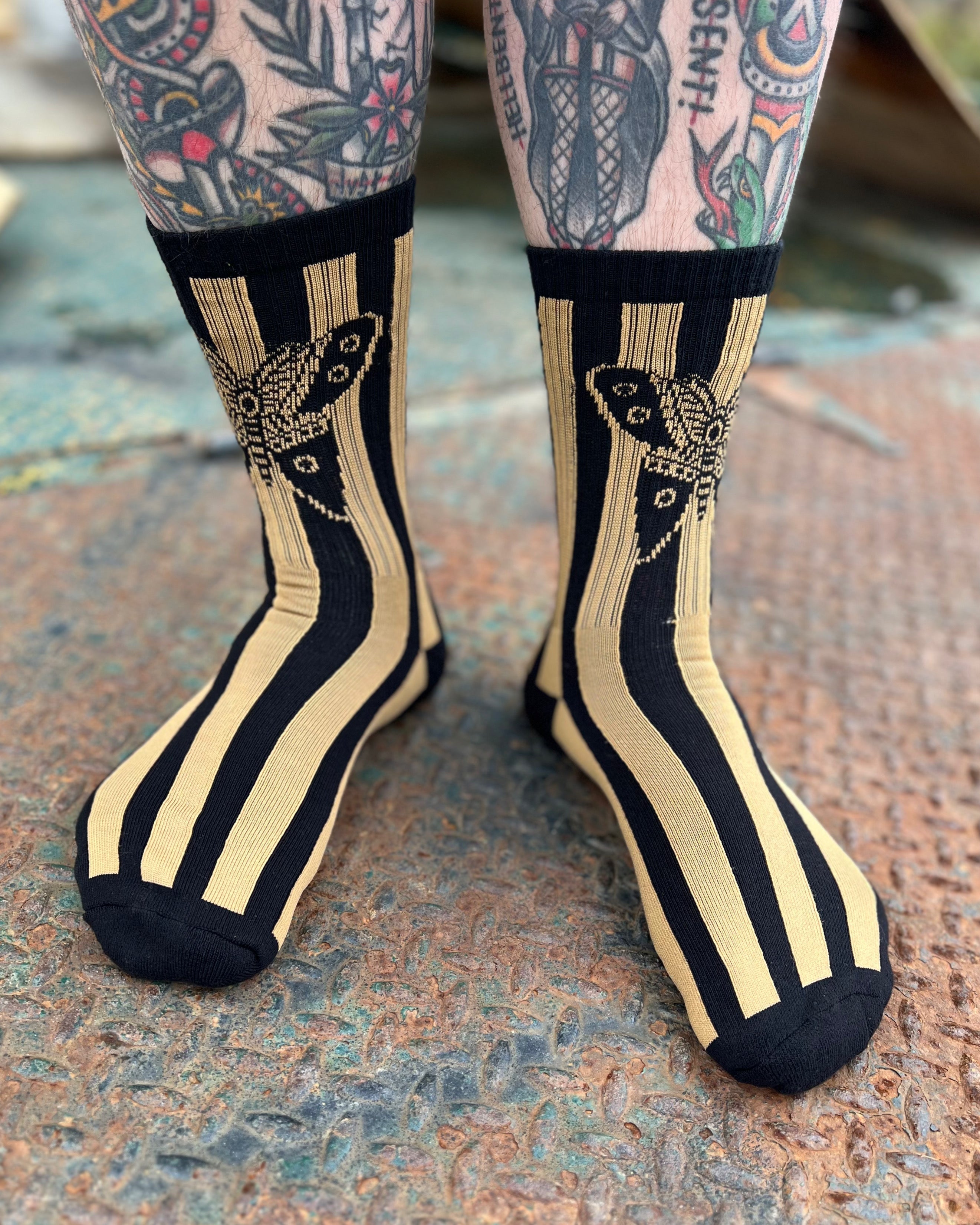 Butterfly Stripe Socks