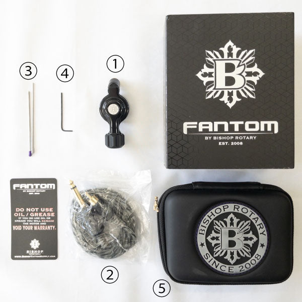Bishop｜Fantom Rotary｜4.2mm ストローク｜ブラック
