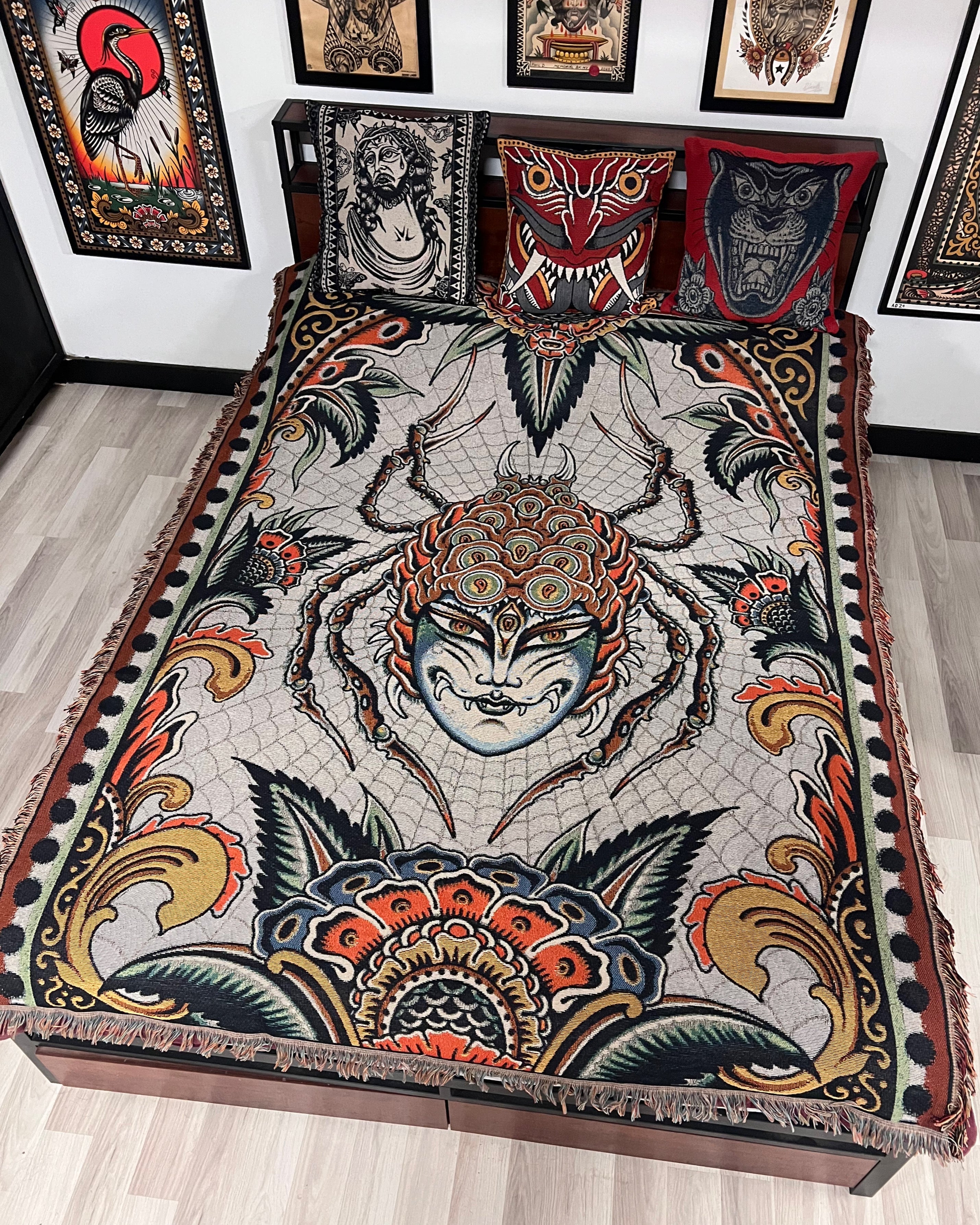 Widow Maker Woven Sherpa Blanket