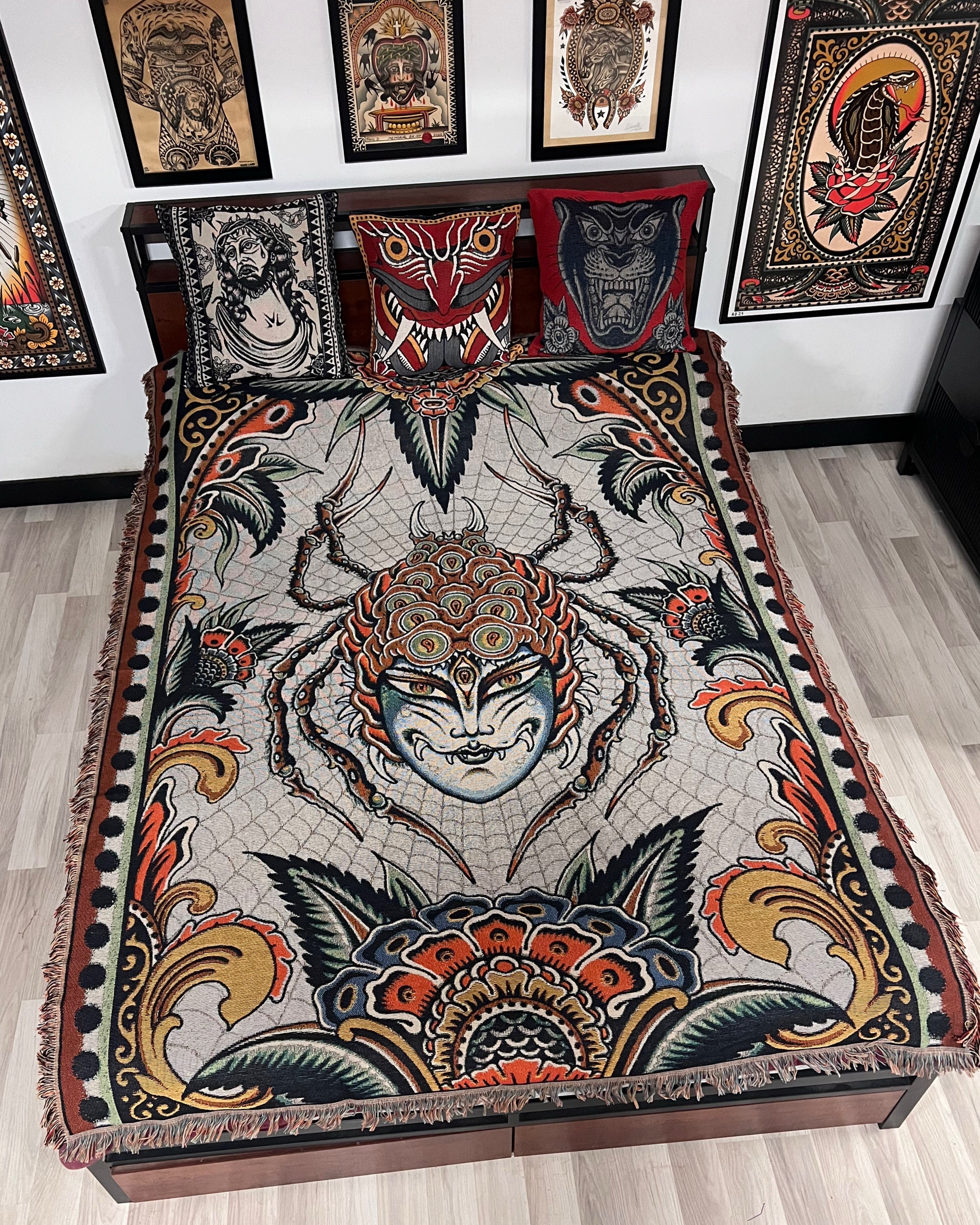 Widow Maker Woven Sherpa Blanket