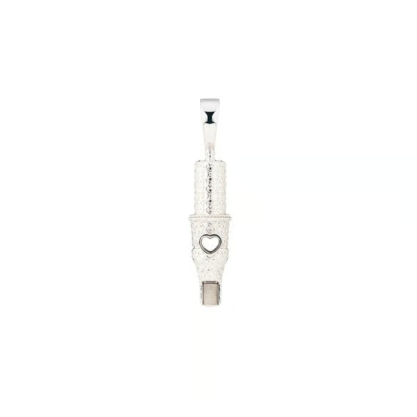 Inkclaw｜Tiny Heart Pattern Round Magnum Pendant