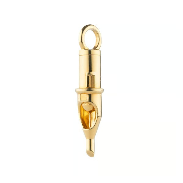 Inkclaw｜Tiny Round Liner Pendant Version 2｜Gold Plated