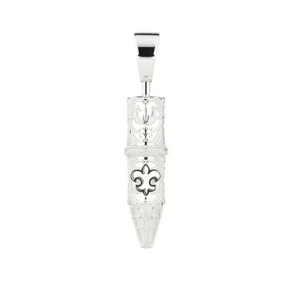 Inkclaw｜Tang-Flower Pattern Round Liner Pendant