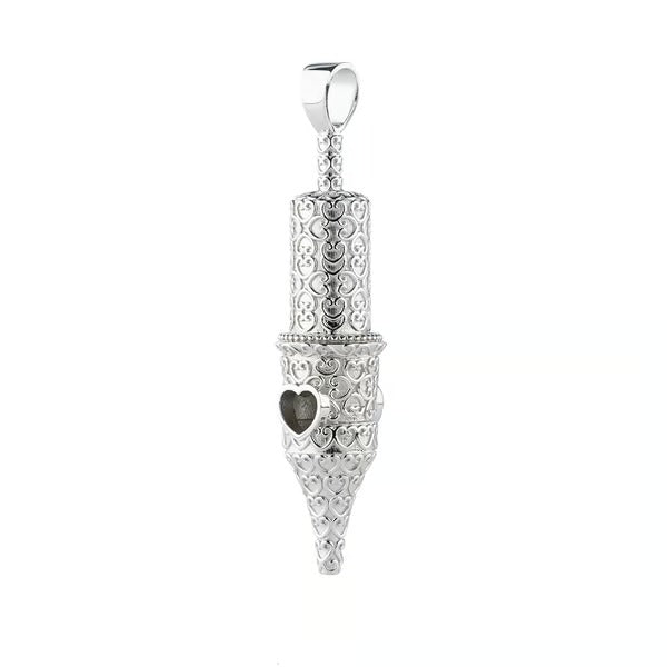 Inkclaw｜Heart Pattern Round Liner Pendant
