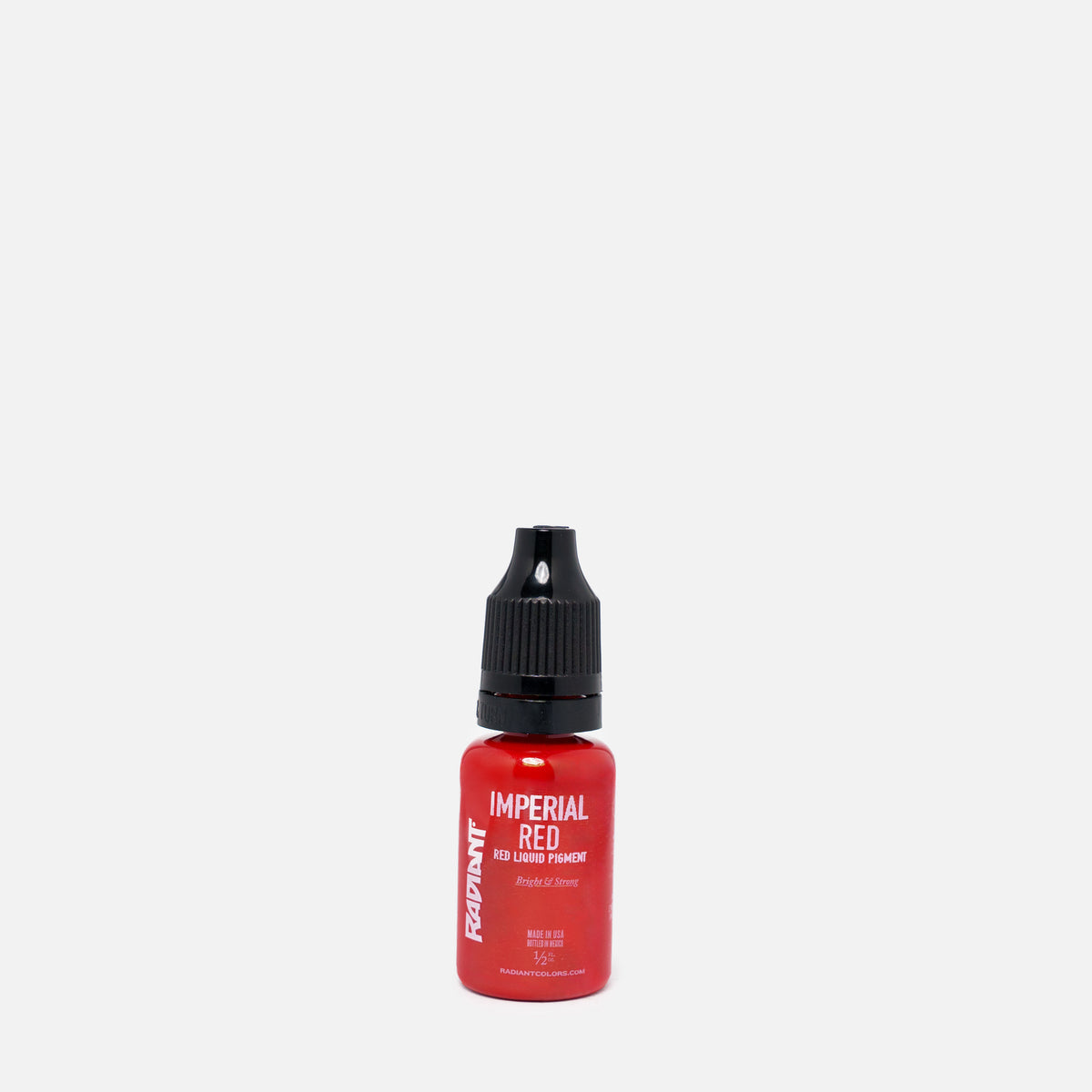Radiant Colors Imperial Red tattoo ink bottle