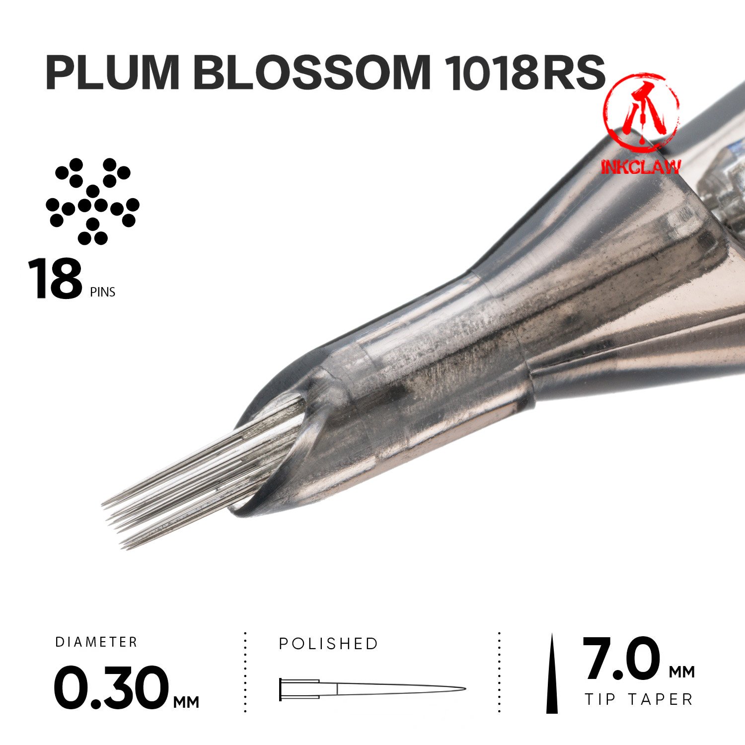 Inkclaw Plum Blossom 18 Round Shader 10本/1箱