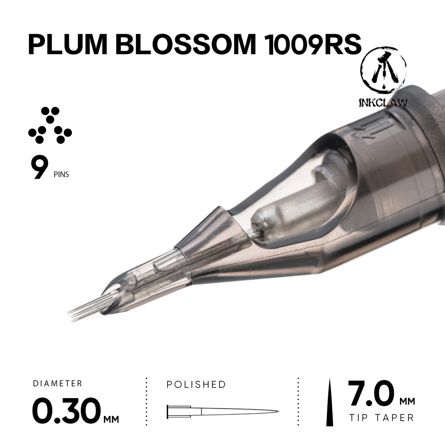 Inkclaw Plum Blossom 9 Round Shader 10本/1箱