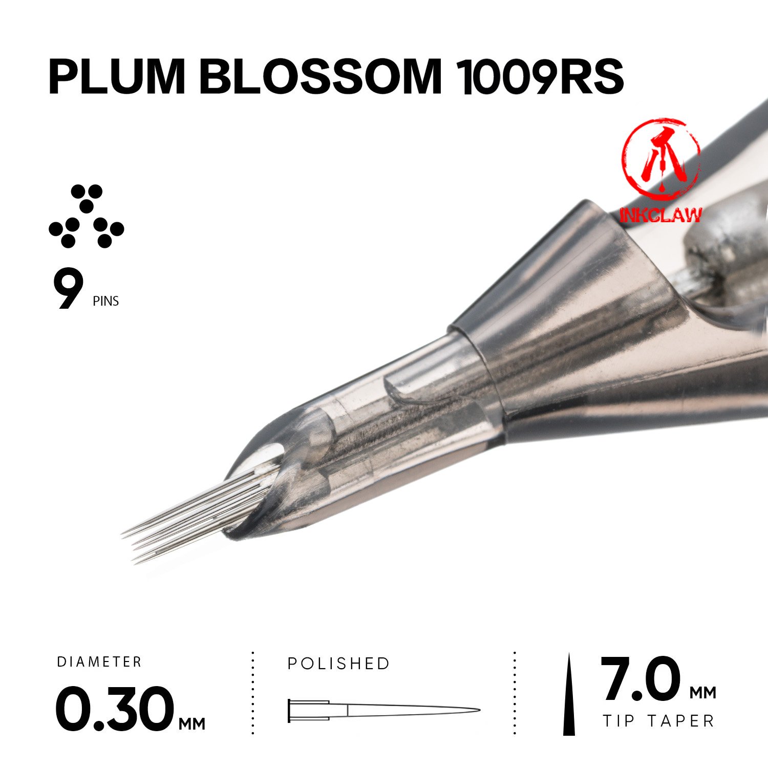 Inkclaw Plum Blossom 9 Round Shader 10本/1箱