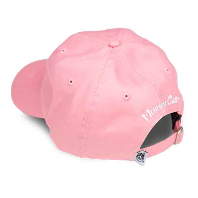 Pink Cat Head Dad Hat