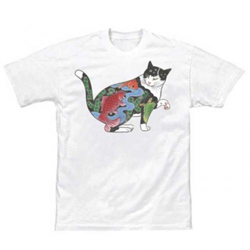 Fishbowl Cat Direct To Garment Tee