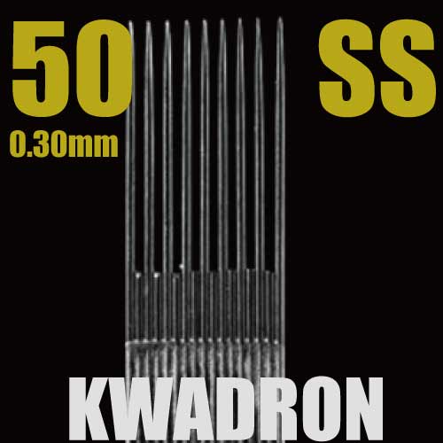 【期限間近】KWADRON 0.30mm ニードル スムースシェーダー(SS) 1箱50本入り