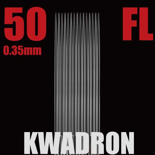 【期限間近】KWADRON 0.35mm ニードル フラット(FL) 1箱50本入り