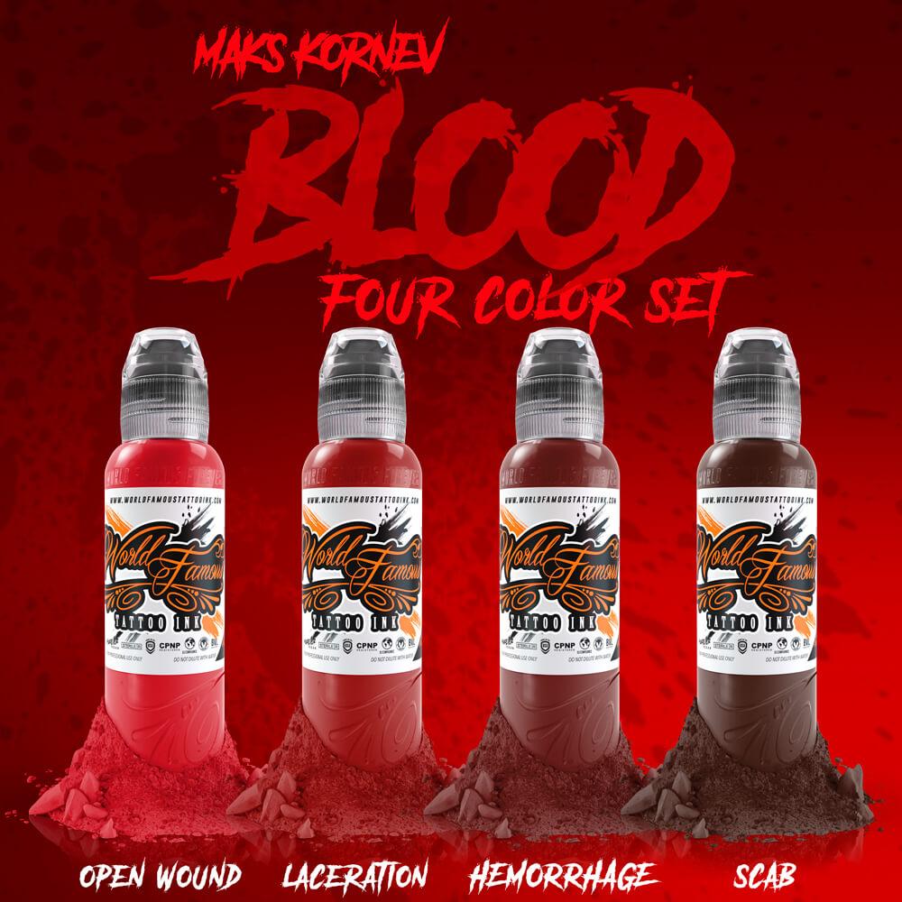 WFInk 4 bottle Mak's Blood Set