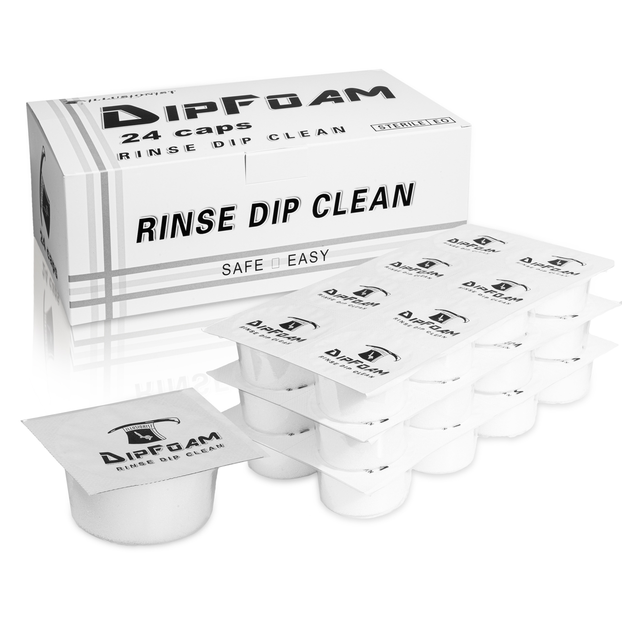 DipFoam 洗浄スポンジカップ 24個入/1箱