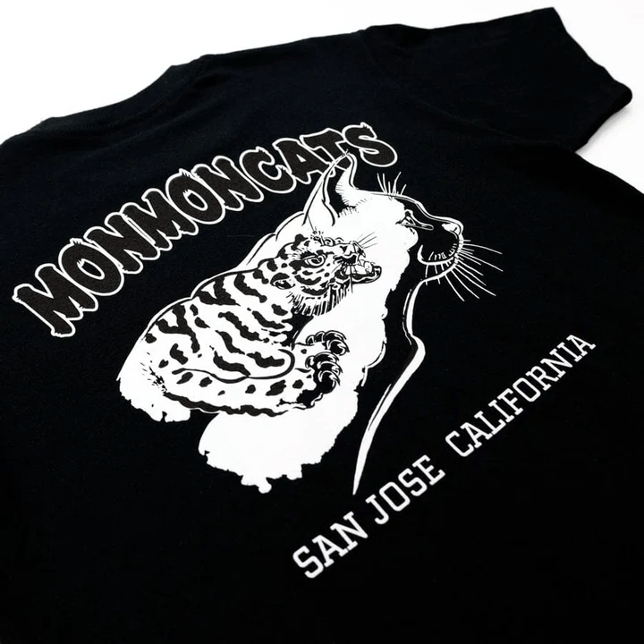 MONMON SJ TIGER CLAW TEE｜ブラック