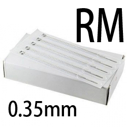 (期限間近）12ゲージ(0.35mm)ニードル　Rマグナム(RM) 1箱50本入り