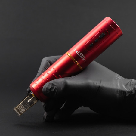 EQUALISER WIRELESS NEUTRON ROTARY TATTOO MACHINE/4.0mm - レッド
