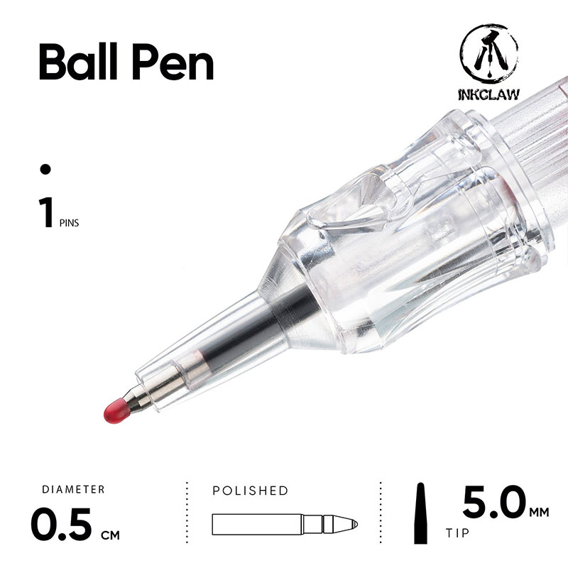 Inkclaw 0.5mm Ballpoint Pen Cartridge 10本/1箱