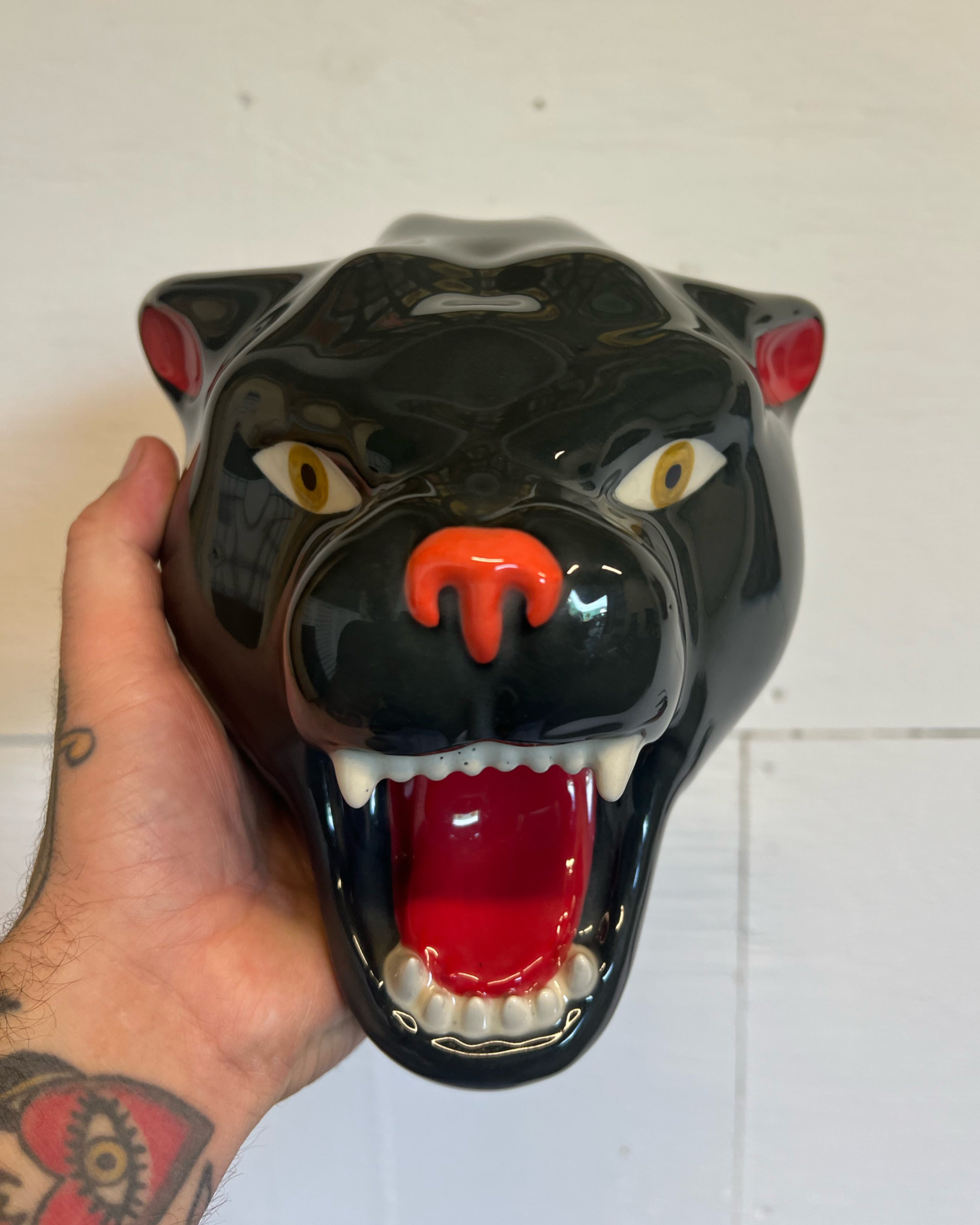 Ceramic Panther Head