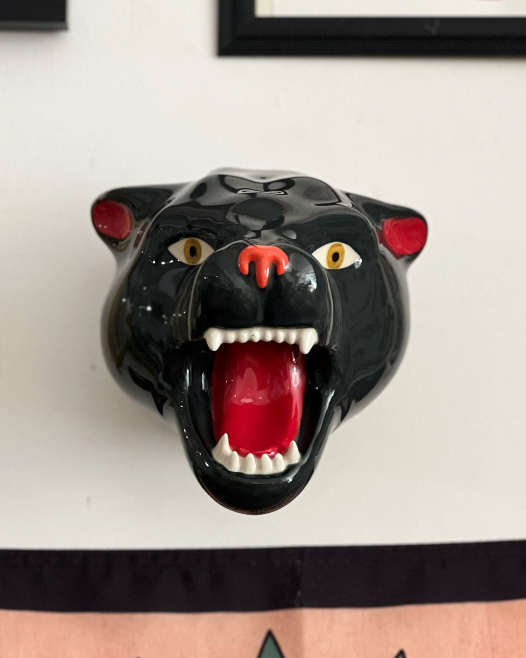 Ceramic Panther Head