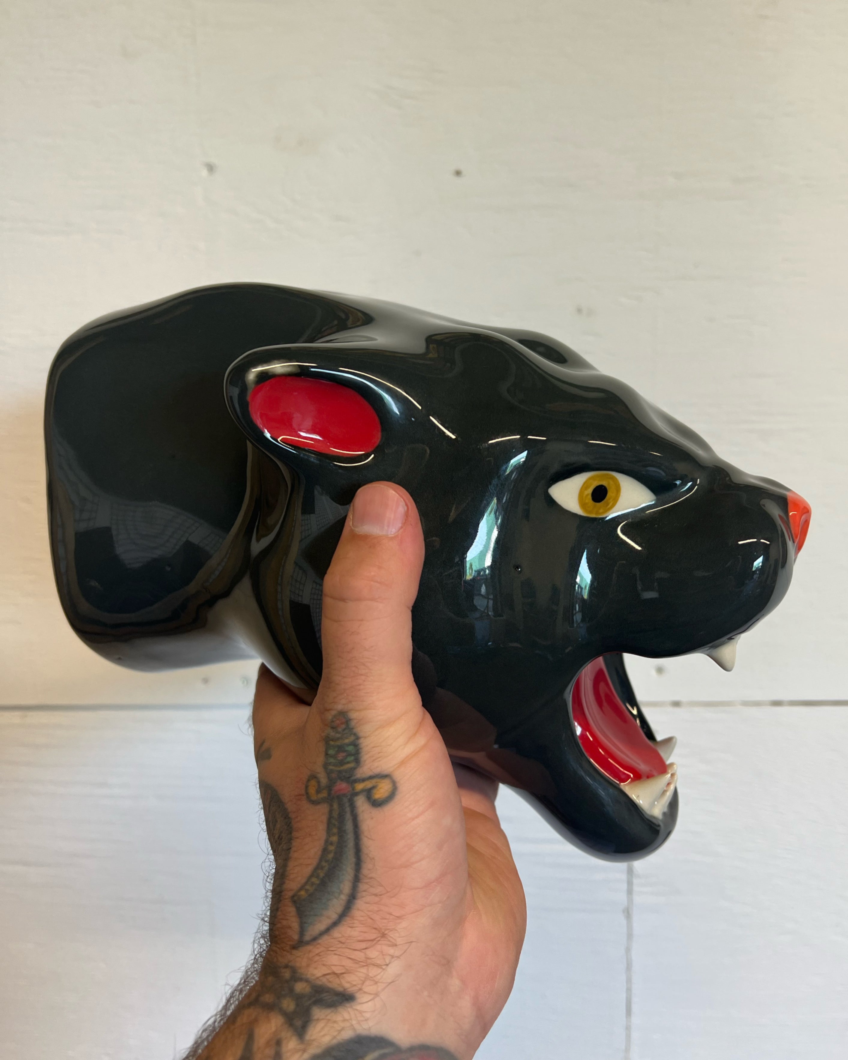 Ceramic Panther Head