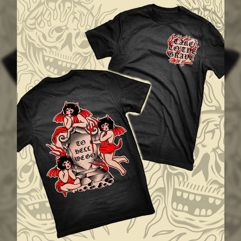 To Hell We Go Tee x Heather Bisaillion