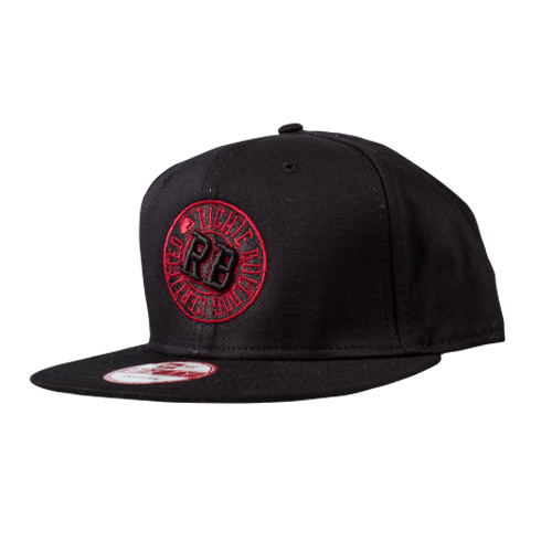 Richie Bulldog Certified Hat Red logo on Black