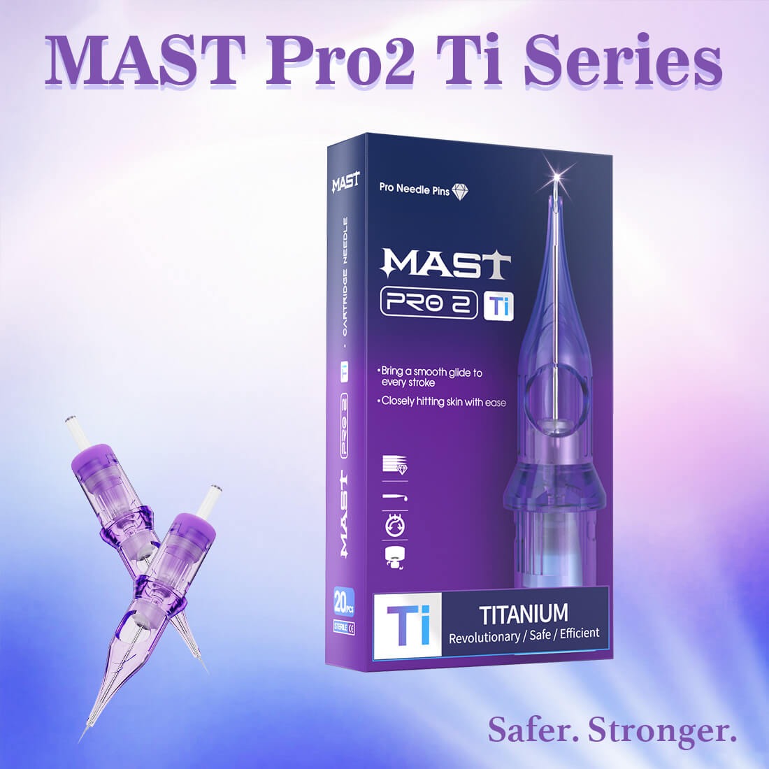 MAST Pro 2｜Titanium Series ラウンドライナー 20個
