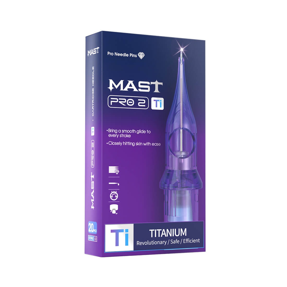 MAST Pro 2｜Titanium Series ラウンドライナー 20個