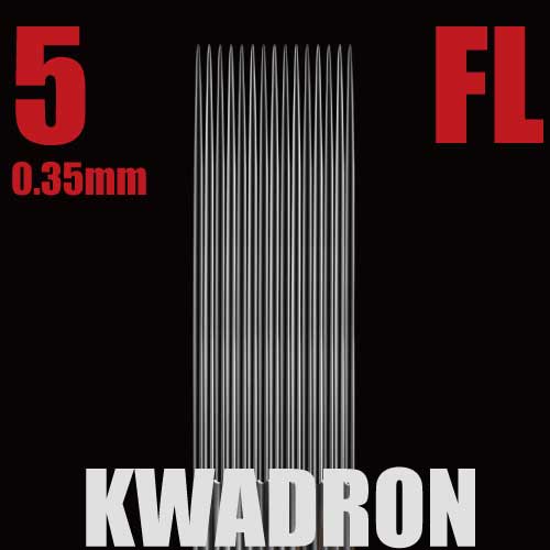 KWADRON 0.35mm ニードル フラット(FL) 5本